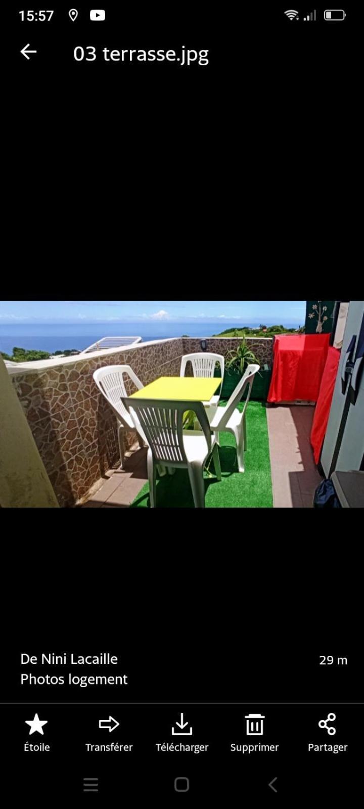 Maison Vue Mer Apartment La Saline Les Hauts Exterior photo